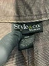 Style&Co Plaid Gray Dress Pants Size 20 - photo 4