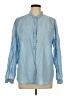 H&M L.O.G.G. Blue Long Sleeve Button-Down Shirt Size 12 - photo 1