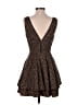 Bebe Hearts Brown Cocktail Dress Size S - photo 2