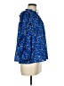 Ulla Johnson Blue 3/4 Sleeve Blouse Size 6 - photo 4