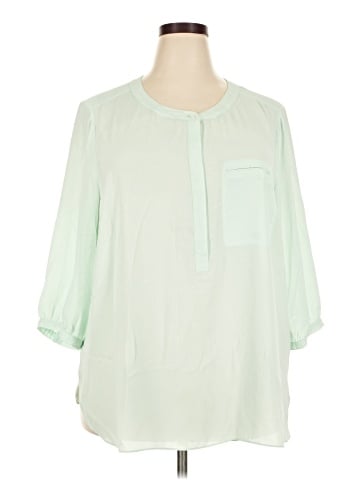 Not Your Daughter's Jeans 3/4 Sleeve Blouse (view 1)