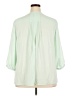Not Your Daughter's Jeans 100% Polyester Green 3/4 Sleeve Blouse Size 2X - photo 2