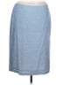 Talbots 100% Cotton Print Blue Casual Skirt Size 10 - photo 1