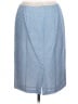 Talbots 100% Cotton Print Blue Casual Skirt Size 10 - photo 2