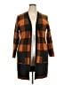 Joseph A. Plaid Orange Coat Size 2X - photo 1