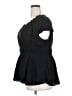 Torrid Black Short Sleeve Blouse Size 2X Plus (2) - photo 5