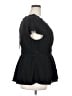 Torrid Black Short Sleeve Blouse Size 2X Plus (2) - photo 4