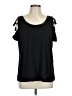 Shein Black Short Sleeve Top Size 12 - photo 1