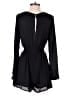 Do & Be 100% Polyester Solid Black Romper Size M - photo 2