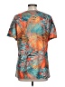 Unbranded Tropical Orange Short Sleeve T-Shirt Size L - photo 2