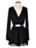 Do & Be 100% Polyester Solid Black Romper Size M - photo 1