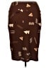 Lularoe Graphic Brown Casual Skirt Size XL - photo 2
