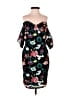 Lulus Floral Black Cocktail Dress Size M - photo 1