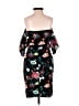 Lulus Floral Black Cocktail Dress Size M - photo 2