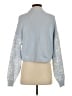 Hollister Floral Blue Pullover Sweater Size S - photo 2