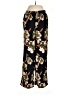 CeCe 100% Rayon Floral Black Casual Pants Size M - photo 1