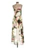AS by DF 100% Polyester Tropical Ivory Casual Dress Size L - photo 2