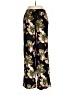 CeCe 100% Rayon Floral Black Casual Pants Size M - photo 2