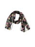 Unbranded 100% Polyester Floral Black Scarf One size - photo 1