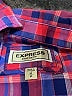 Express 100% Cotton Plaid Red Long Sleeve Button-Down Shirt Size M - photo 7