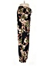 CeCe 100% Rayon Floral Black Casual Pants Size M - photo 4