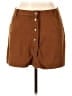 rue21 100% Polyester Solid Brown Casual Skirt Size XL - photo 1
