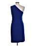Evan Picone Solid Blue Cocktail Dress Size 10 - photo 2