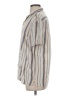Zara Stripes Tan Short Sleeve Button-Down Shirt Size S - photo 5