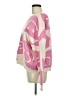 Altar'd State Hearts Pink Pullover Sweater Size M - photo 5