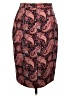 Talbots Paisley Burgundy Formal Skirt Size 10 - photo 2