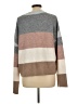 Thread & Supply Color Block Brown Tan Pullover Sweater Size L - photo 2