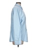 Unbranded 100% Polyester Color Block Blue Long Sleeve Blouse Size L - photo 4