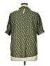 Fun2Fun 100% Polyester Polka Dots Green Short Sleeve Blouse Size XL - photo 2
