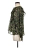 Topshop 100% Polyester Green 3/4 Sleeve Blouse Size 6 - photo 5