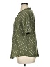 Fun2Fun 100% Polyester Polka Dots Green Short Sleeve Blouse Size XL - photo 5