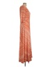 Peruvian Connection Stripes Orange Casual Dress Size L - photo 4