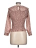 GB 100% Polyester Pink Long Sleeve Blouse Size L - photo 2