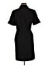 Halston Solid Black Casual Dress Size M - photo 2