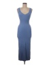 MNG Blue Casual Dress Size 4 - photo 1