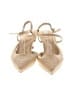 Anne Klein Metallic Gold Heels Size 8 - photo 2