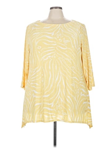JM Collection 3/4 Sleeve Blouse (view 1)