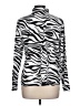 Unbranded Animal Print Silver Long Sleeve Blouse Size L - photo 2