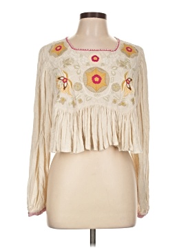 Free People 3/4 Sleeve Blouse