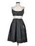 Donna Ricco Polka Dots Black Cocktail Dress Size 4 (petite) - photo 1