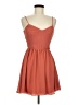 B. Darlin 100% Polyester Solid Orange Casual Dress Size 9 - 10 - photo 1