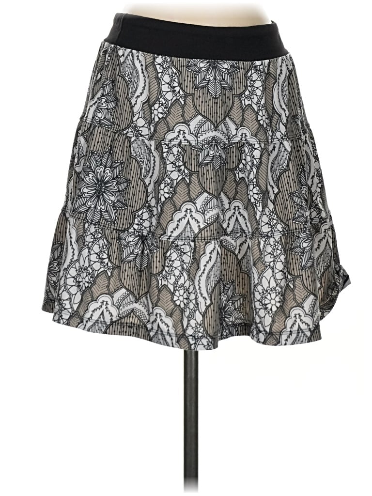 Pre-owned Prana Casual Skirt In Silver
