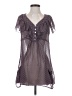 Daniel Rainn Gray Short Sleeve Blouse Size S - photo 1