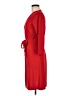 Ann Taylor 100% Polyester Red Casual Dress Size 6 - photo 5