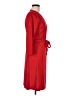 Ann Taylor 100% Polyester Red Casual Dress Size 6 - photo 4