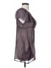 Daniel Rainn Gray Short Sleeve Blouse Size S - photo 4